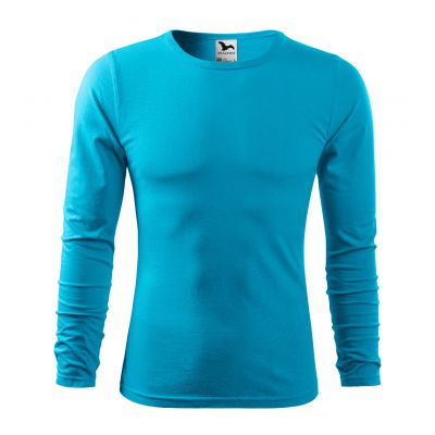 3. Malfini Fit-T LS M MLI-11944 turquoise T-shirt