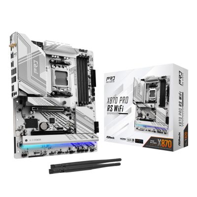 12. ASRock X870 Pro RS WiFi Motherboard