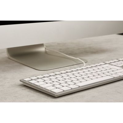 6. CHERRY KC 6000C FOR MAC keyboard Universal USB QWERTZ German Silver