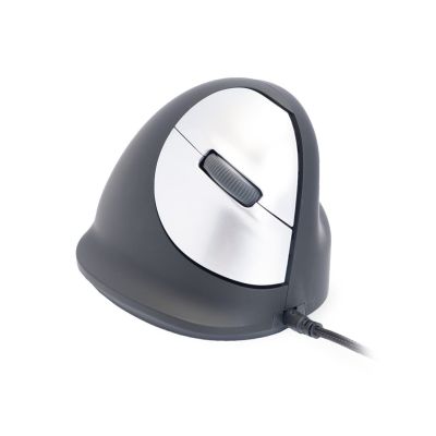 44. Ergonomic mouse for right-handed users R-Go Pele HE USB large black/silver retail