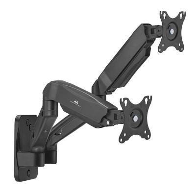15. MACLEAN WALL MOUNT FOR TWO MONITORS 17-32'', 9KG MAX, MECHANICAL SPRING MC-988
