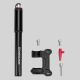 6. Rockbros SMART-B 150 PSI Mini Bicycle Pump for Presta and Schrader Valves - Black