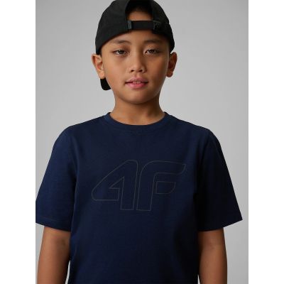 3. Boy's regular printed T-shirt 4F 4FJRSS26TTSHM3599-10S