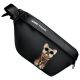 Nimmy Crossbody Glasses Cool Dog Shoulder Bag - Black