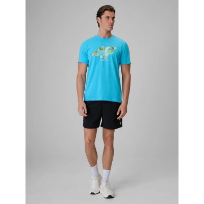 3. Men's regular printed T-shirt 4F 4FRSS26TTSHM4305-33S