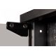 52. 19" 12U wall-mounted network cabinet, SOHO PRO 595 x 540 x 400 mm, glass door, black, unassembled, 60 kg
