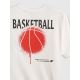 6. Boy's loose T-shirt with print 4F 4FJRSS26TTSHM3835-10S