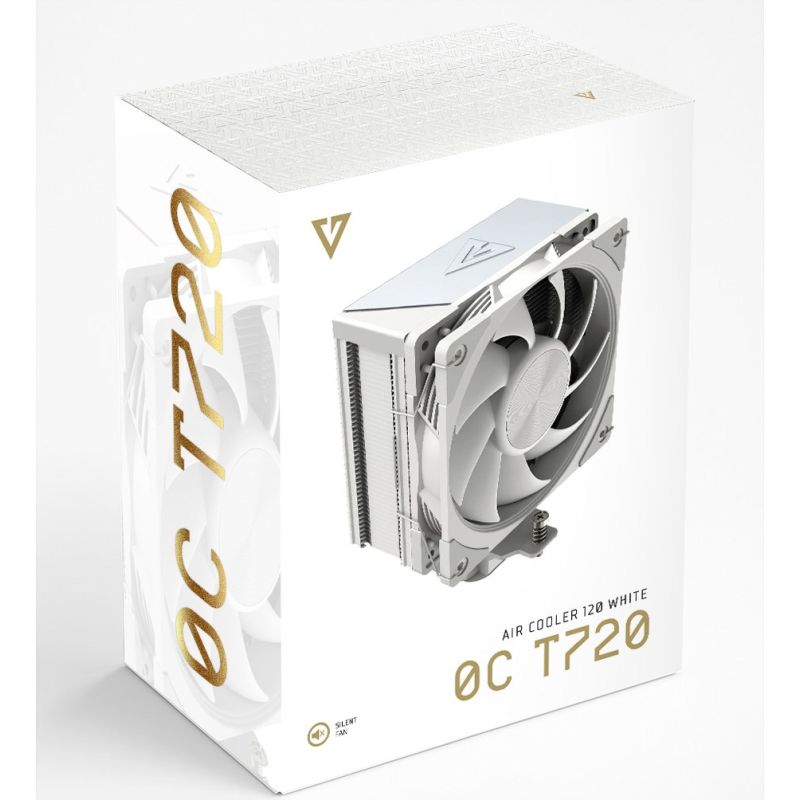 8. MODECOM CPU COOLER VOLCANO 0C T720 WHITE