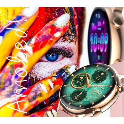 5. Women's Smartwatch RUBICON RNCF09 Rose Gold/Pink SMARUB234