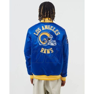 3. Mitchell &amp; Ness NFL Heavyweight Satin Jacket Los Angeles Rams M OJBF3413-LARYYPPPROYA