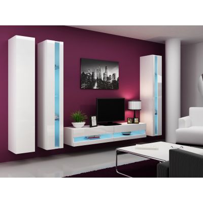6. TV cabinet VIGO NEW '180' 30/180/40 white/white combination