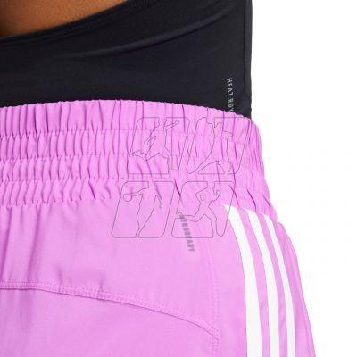 4. adidas Pacer Training 3-Stripes Woven High Rise shorts W IX1079