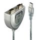 2. Lindy 42889 Parallel Cable Silver 0.6m USB Type-A DB-9