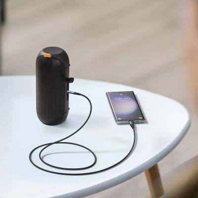 8. Joyroom Audio Transfer Series SY-A07 Mini Jack 3.5mm/USB-C Cable 1.2m - Black