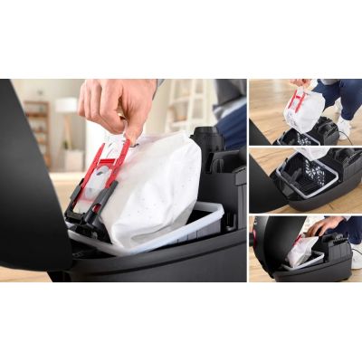 5. Bagged Vacuum Cleaner Bosch Series 4 BGB41POW1 (850 W; black)