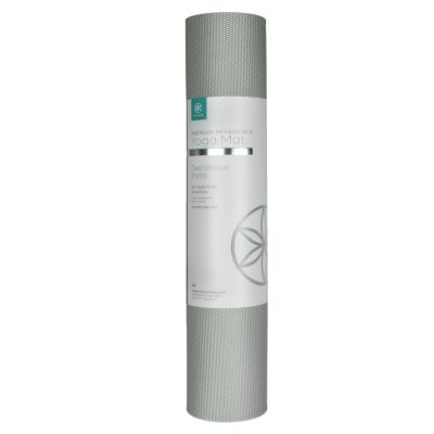 15. Gaiam Double-Sided Yoga Mat "GRANITE/STORM" 4 mm 61956