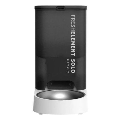2. PETKIT 1 Feeder / Waterer for Dogs or Cats, Acrylonitrile Butadiene Styrene Copolymer (ABS), Grey, Universal, Automatic Pet Feeder