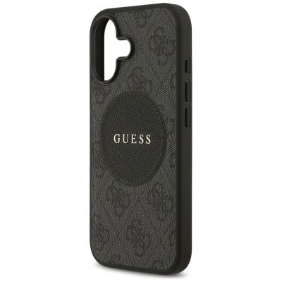 6. Guess 4G Circle Classic Logo MagSafe case for iPhone 17 - black