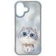 3. Nimmy Big Eyed Pet 2.0 Cat Case for iPhone 17 - Gray