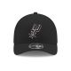 2. New Era 9FORTY NBA San Antonio Spurs Team M-Crown Black Snapback Cap - 60755485