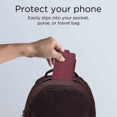 5. Tech-Protect SM65 case for 6.0-6.9" smartphones - burgundy