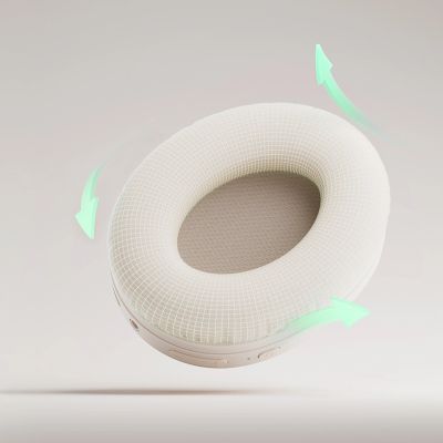 6. QCY H2 Pro ENC Bluetooth 5.3 Over-Ear Headphones - White