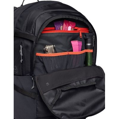 7. VAUDE Bike Alpin 28+5 Backpack, Sports Backpack, Black, Polyamide, Polyurethane (PU), Polyester