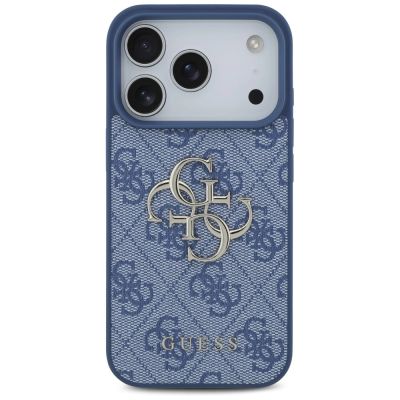 3. Guess 4G Big Logo Case for iPhone 17 Pro / 18 Pro - Blue