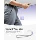 5. ESR Pulse HaloLock MagSafe Case for Apple AirPods 4 / 5 - purple