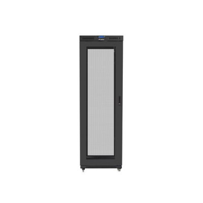 4. LANBERG FLOOR RACK CABINET 19" 47U 800X1000 PERFORATED DOORS BLACK FF01-8047-23BL