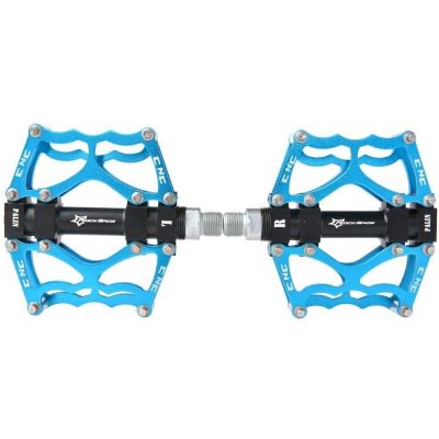 2. Rockbros JT201012LBL bicycle pedal set - blue