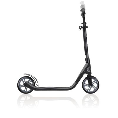 15. Globber ONE NL 205 City Scooter / Black-Charcoal Grey 477-100