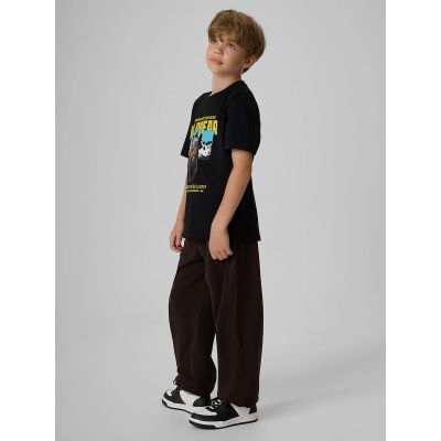 5. Boys' jogger sweatpants 4F 4FJKAW26TTROM2087-80S