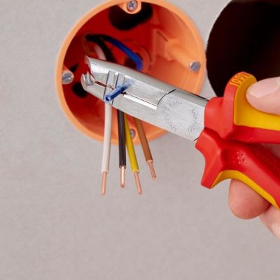 6. Knipex 13 46 165 Wire Stripper Red, Yellow