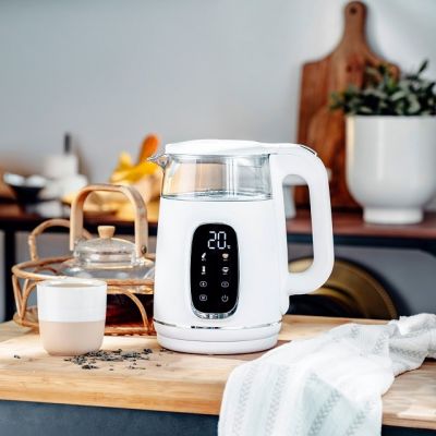 9. ADLER AD 1305 electric kettle white and silver