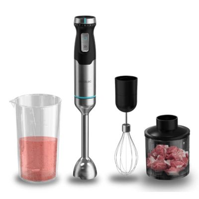 2. Cecotec Power Pulsar 2300MAX Cream&Crrush 2300 W Immersion Blender Black, Stainless Steel