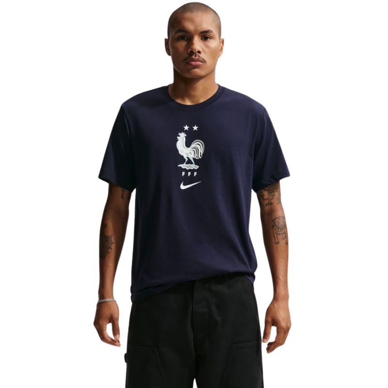 Nike FFF Soccer Men's T-Shirt Navy Blue IH2181 498