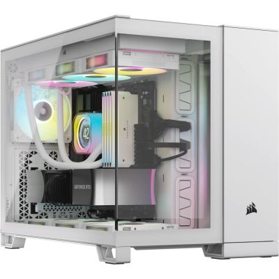 26. Corsair 2500X RGB ICUELINK WHITE case