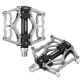 Rockbros JT201012LS 2010-12L Aluminum Platform Bicycle Pedals - Silver
