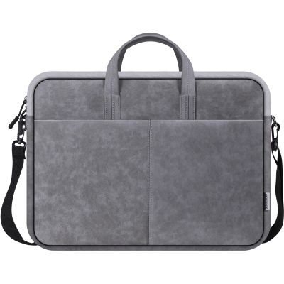 DEFENDER SOLID LEATHER BAG 15.6" 26088
