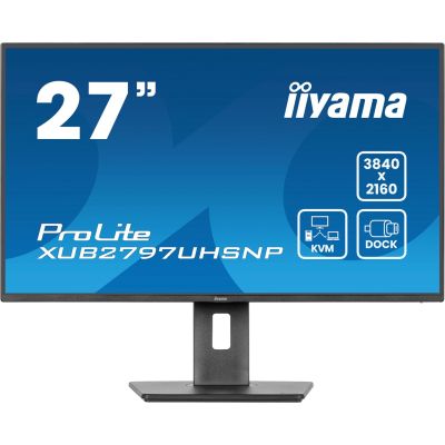 2. IIYAMA monitor 68.5cm (27") XUB2797UHSNP-B1 16:9 HDMI+DP+USB-C IPS