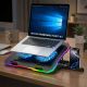 8. Wozinsky WDCX-A26 NitroCool RGB Gaming Laptop Cooling Pad - Black