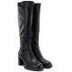 4. Black heeled women’s boots Potocki SZ12861