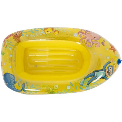 33. INFLATABLE BOAT FOR SWIMMING 112x70CM 37593 YELLOW
