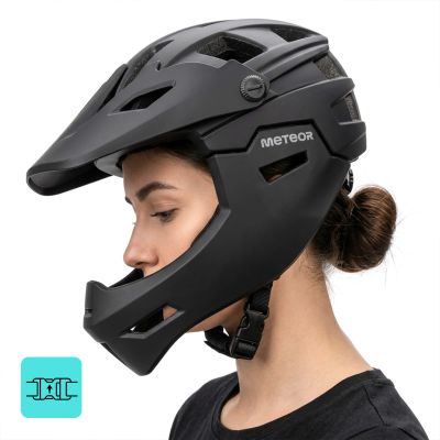 12. Meteor Hydra S full-face bicycle helmet 51-55 cm black