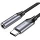 Vention USB-C to 3.5mm Headphone Jack Audio Adapter with DAC Aluminum Alloy 1m