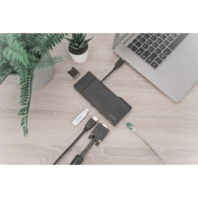 2. Digitus Universal Docking Station, USB 3.0, for Travel Use