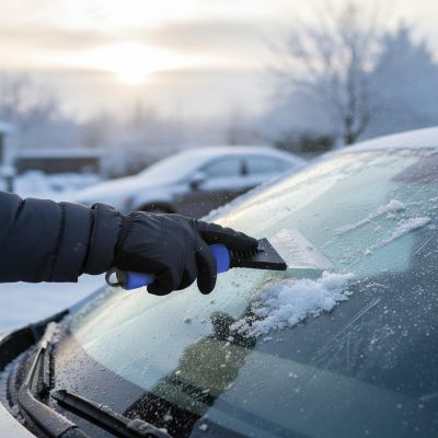 9. DUNLOP BLUE 25CM WINDOW SCRAPER