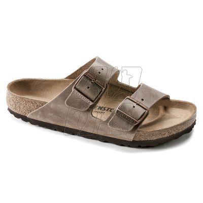 7. Birkenstock Arizona Tabacco Brown narrow men's flip-flops (0352203)