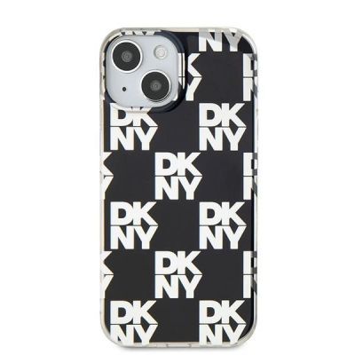 3. DKNY IML Checkered Mono Pattern case for iPhone 15 / 14 / 13 - black